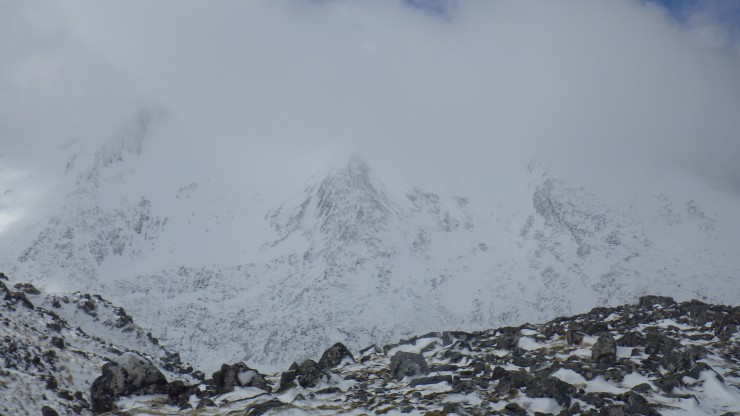 Looking South-West towards Carn Mor Dearg from the West flank of Aonach Mor