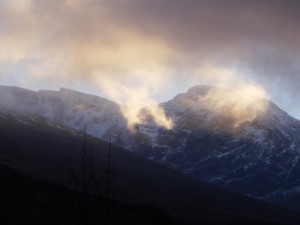 Aonach Mor above the clouds