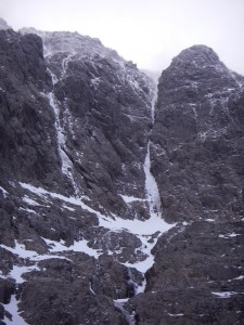 Snow showers today on Ben Nevis
