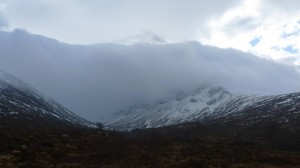 Windy again on the Ben