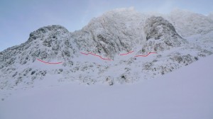 Avalanche on the Ben.