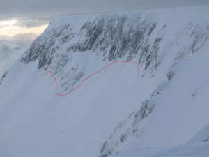 Avalanche on Aonach Mor