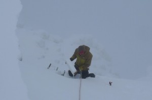 Cornices and scarp slopes.