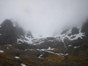 Another wet day on the Ben