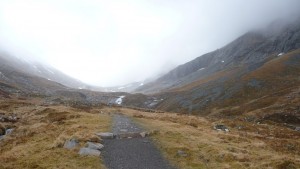 Misty and Damp on the Ben.