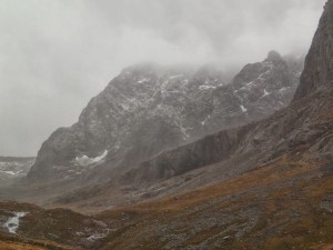 A wet and windy day on Ben Nevis.