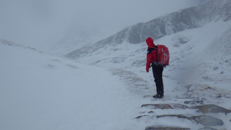 Deteriorating conditions on the approach to the CIC Hut