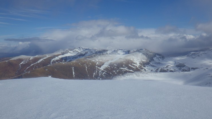 View East from Aonach Mor.