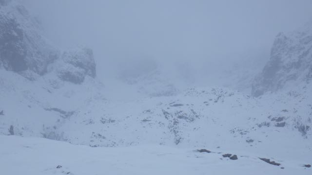 Looking into Coire na Ciste.