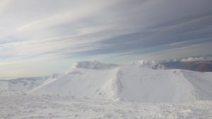 Another windy day with lots of drifting snow