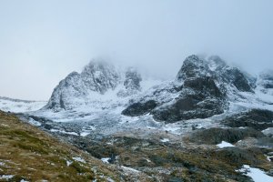 A dusting of wet snow, better than rain!