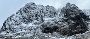 A light dusting of snow