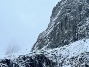 A windy day up the Ben