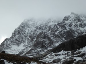 Squally showers and safe travel considerations on Ben Nevis