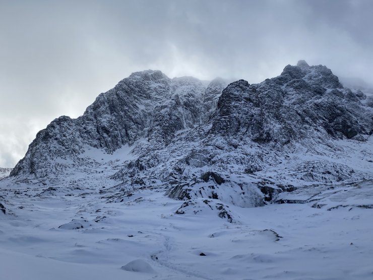Ben Nevis, Orion face and Tower Ridge.